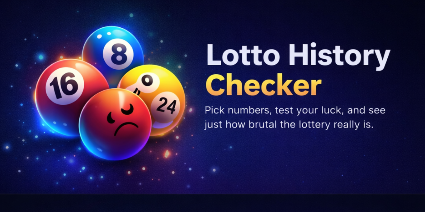 Lotto History Checker hero banner